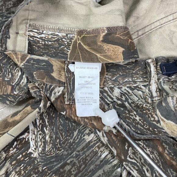 Vintage 90s Realtree Tactical Pants 40x32 Baggy Wide Leg Hunting Camo Made USA - Picture 4 of 5